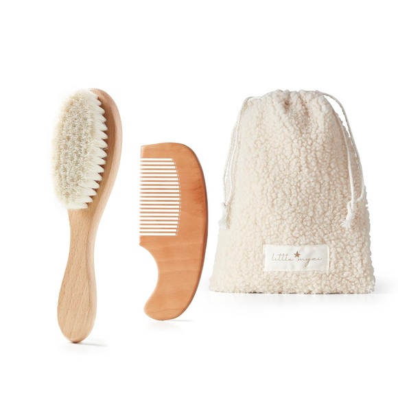 Bath, Skin & Hair Soft Baby Brush Set For Newborns Toddlers Baby Comb
